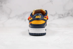 Nike Dunk Low Off White University Gold Mindnight Navy