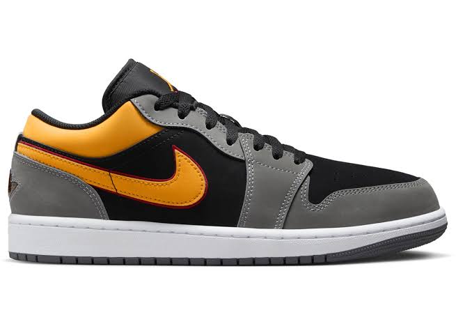 Jordan 1 Low Graphite Vivid Orange