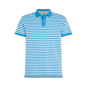 CAMISETA POLO MASCULINA TMH LISTRADA REGULAR FIT