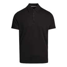 CAMISETA POLO MASCULINA TMH CARCELA COM ZÍPER SLIM FIT