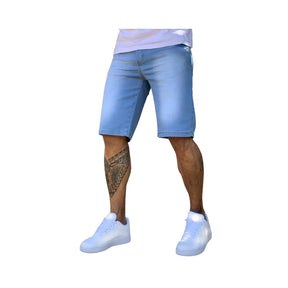 BERMUDA MASCULINA JEANS CLARO