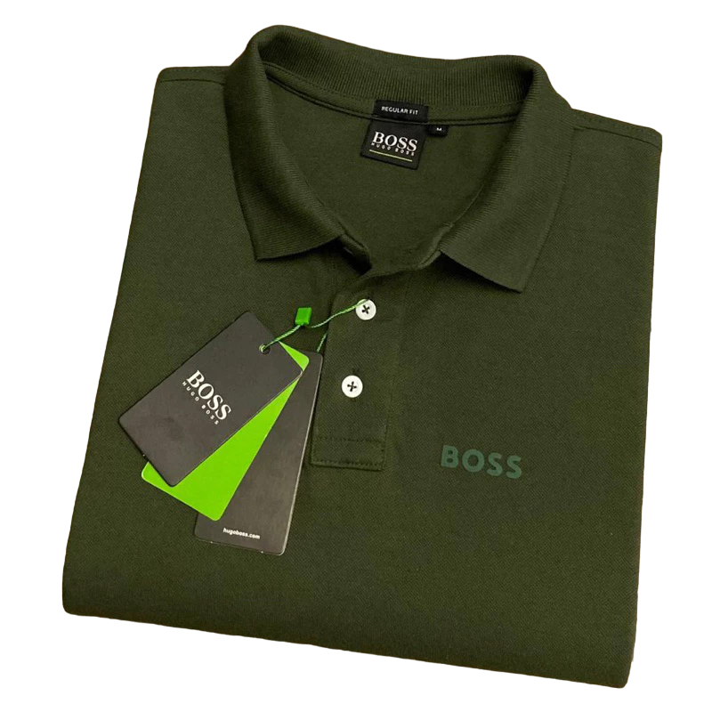 CAMISETA POLO MASCULINA HBOSS MONOCROMÁTICA