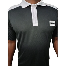 CAMISETA POLO MASCULINA HBOSS DRY-FIT COM FAIXA