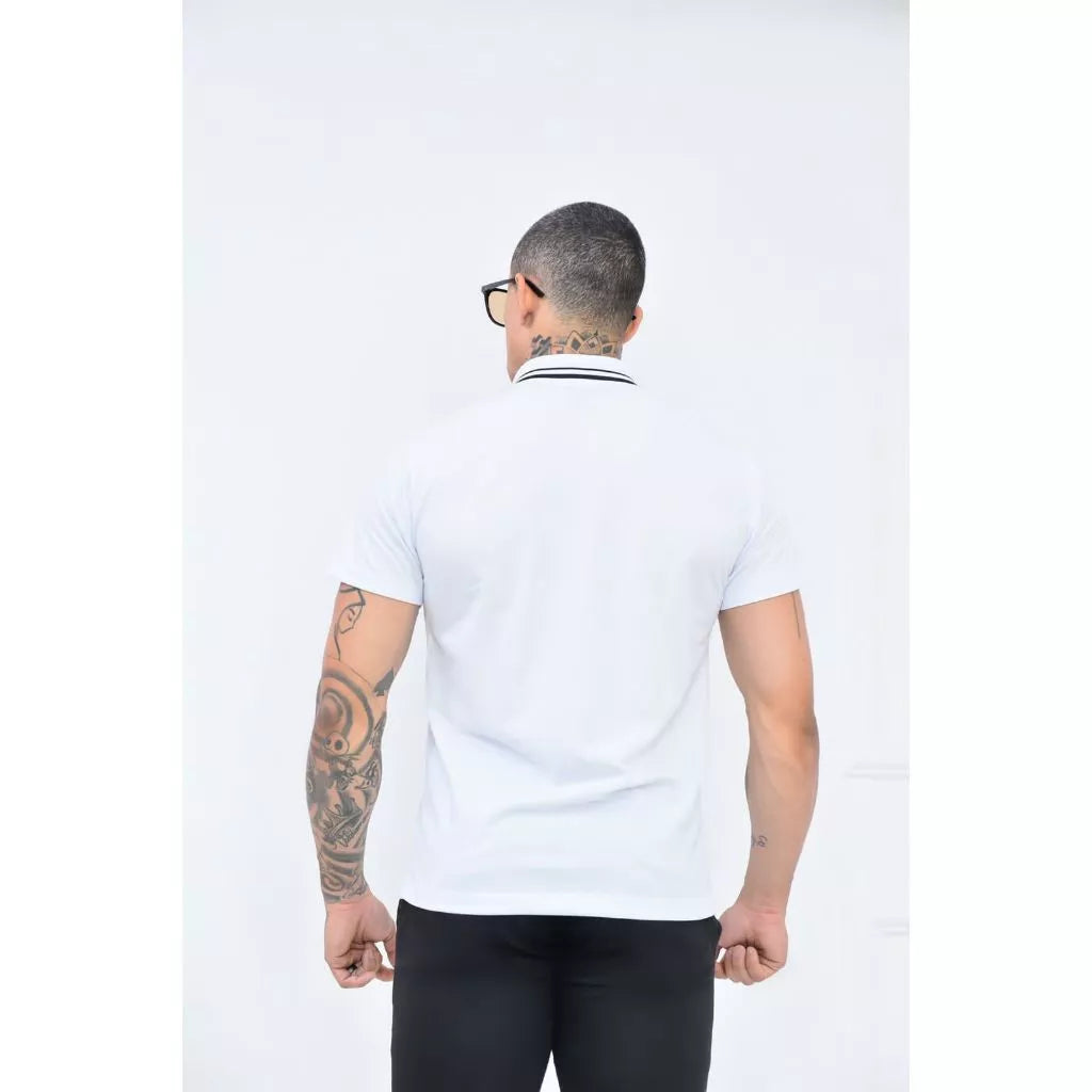 CAMISETA POLO MASCULINA PLUS SIZE