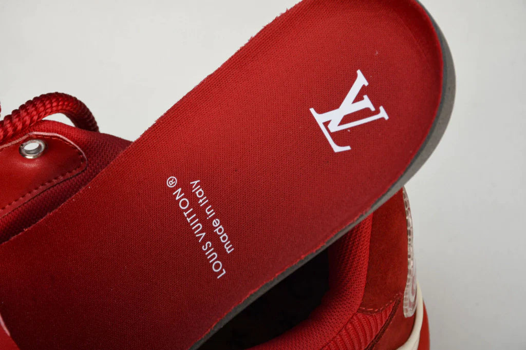 Tênis Louis Vuitton LV Skate Sneaker Red -  Com Caixa da LV