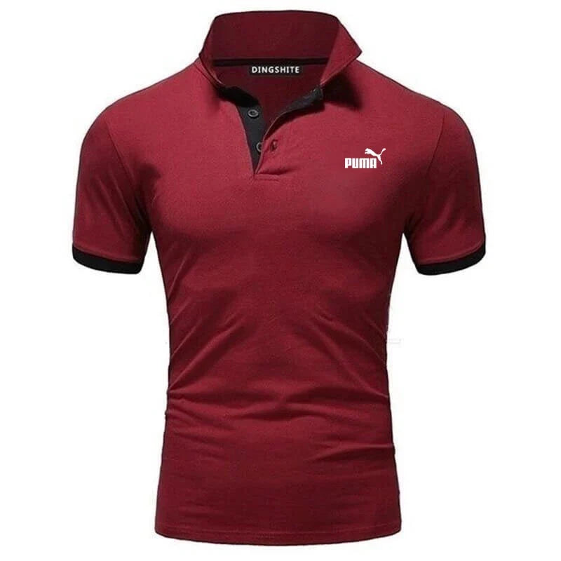 CAMISETA POLO MASCULINA PU MA BORDADO